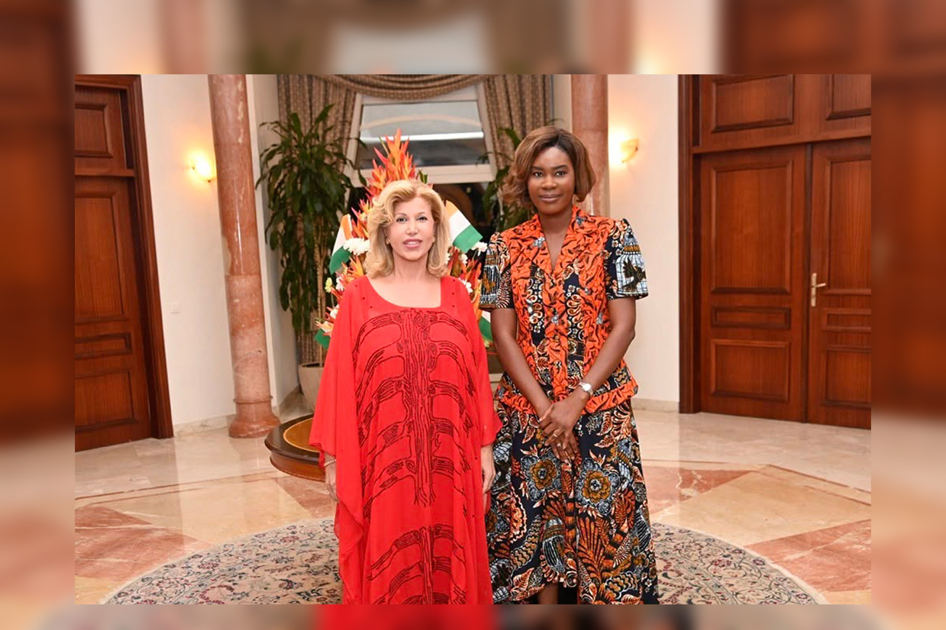 Un échange autour de l’amélioration des conditions de vie des femmes et des enfants avec la Première Dame de Côte d’Ivoire, Madame Dominique Ouattara