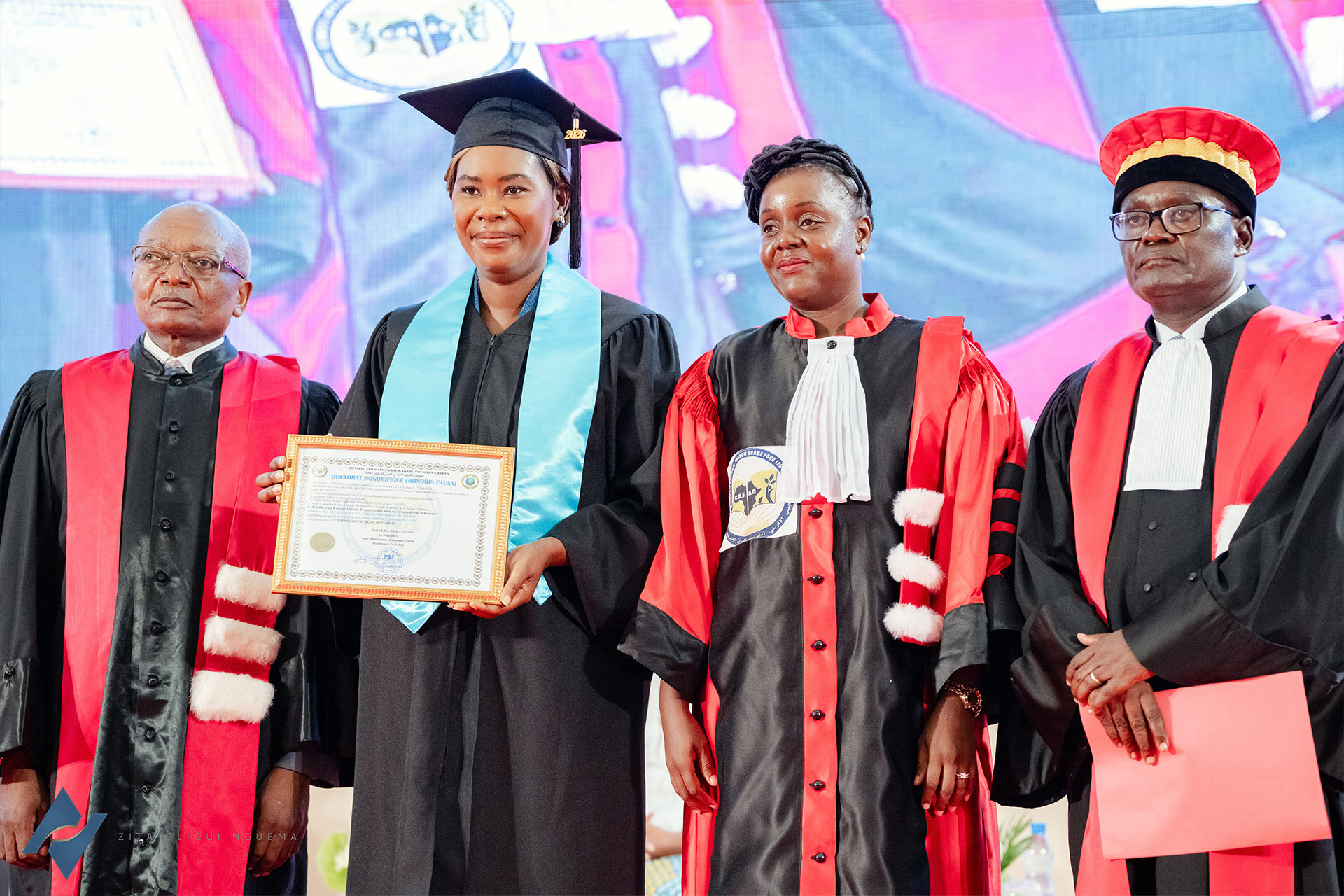 Madame Zita Oligui Nguema honorée d'un Doctorat Honoris Causa : une reconnaissance qui engage