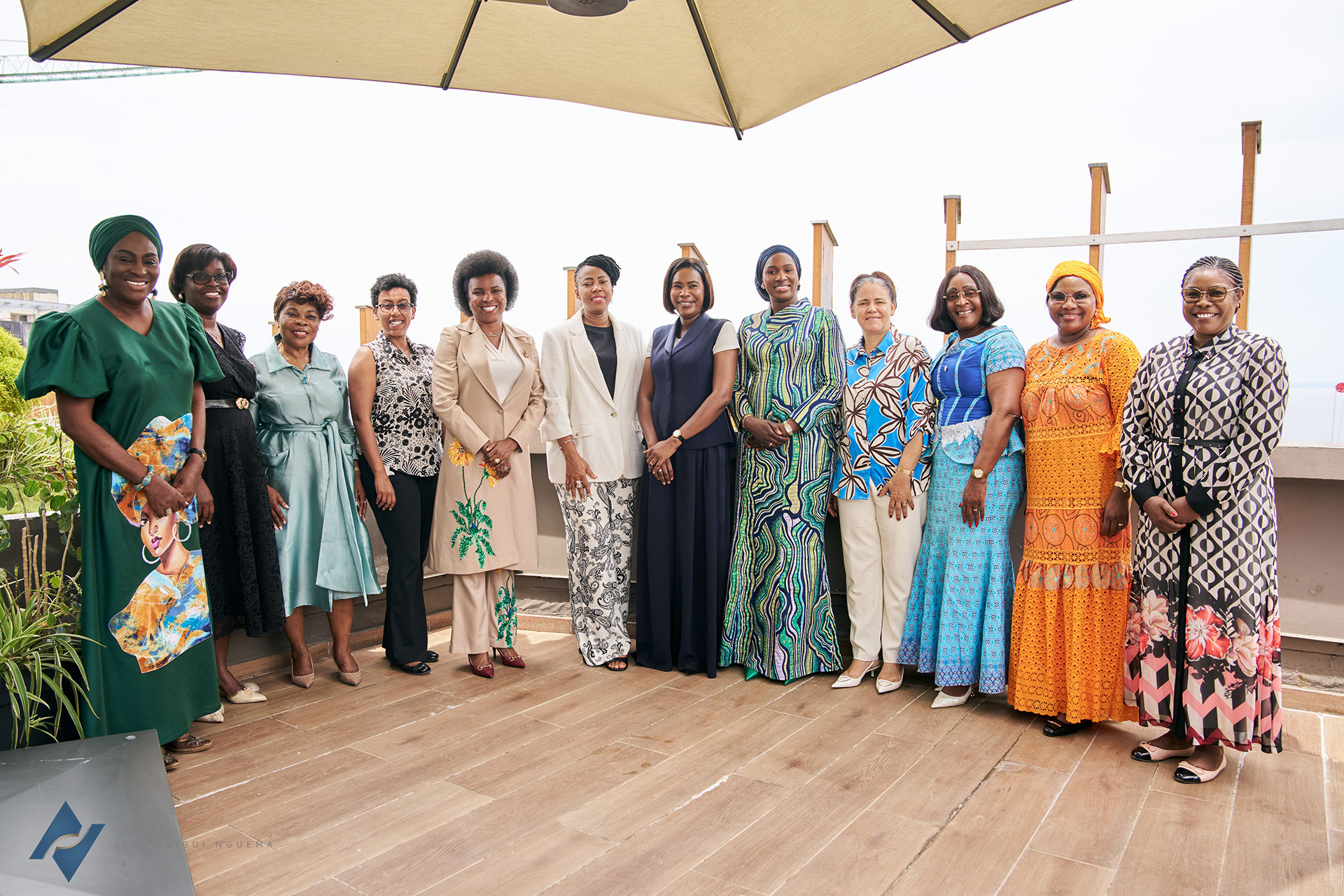 Le brunch de clôture des Premières Dames à Libreville