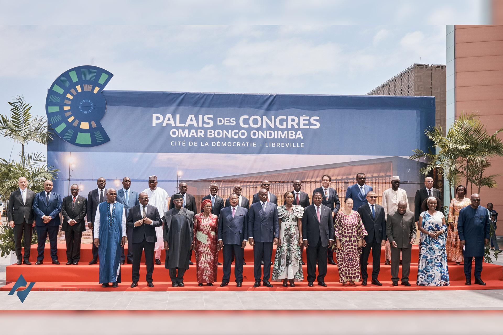Inauguration du Palais des Congrès Omar Bongo Ondimba à la Cité de la Démocratie