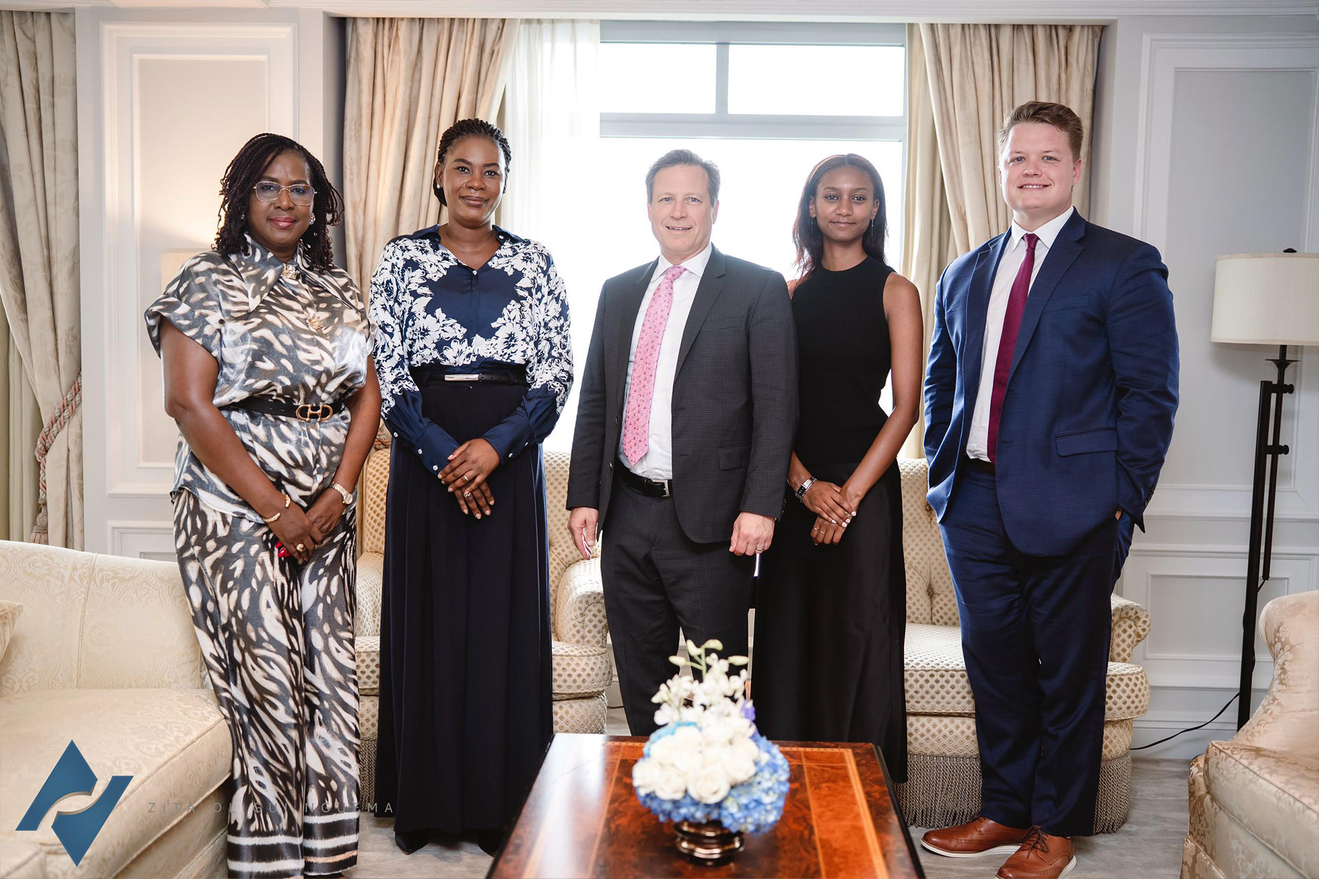 New York : la Première Dame du Gabon rencontre la Fondation Rockefeller